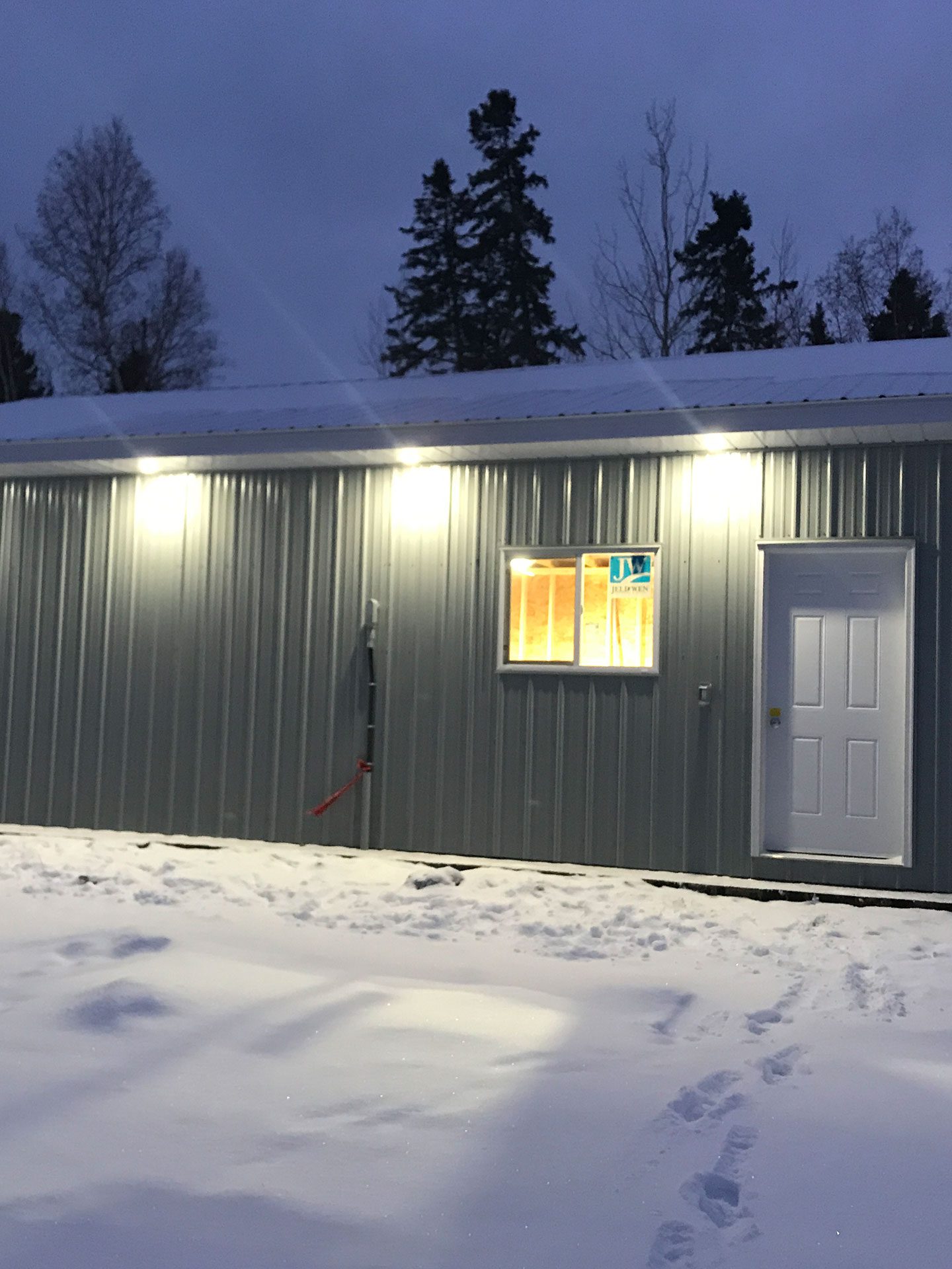 started new house to build